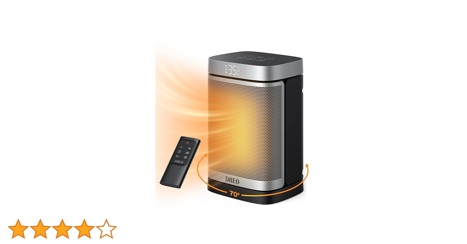 ✨セラミックヒーター【2022冬新型＆ECOおまかせモード＆上下左右自動首振り】 Amazon | セラミックヒーター 【2024新型・1秒で速暖・人感